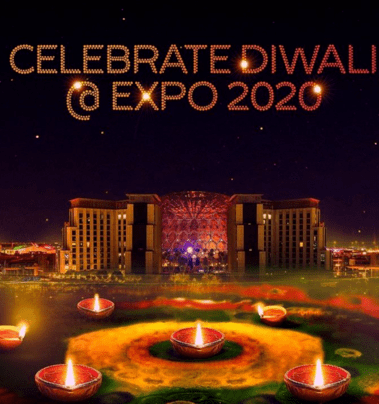 Diwali celebration at Expo 2020